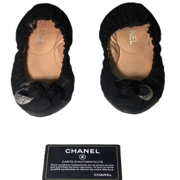 🛑CHANEL Designer ➕🆒 FLATS Flower SANDALS Ballet SHOES Logo Comfort 💸BUY NOW‼️ - Picture 4 of 16